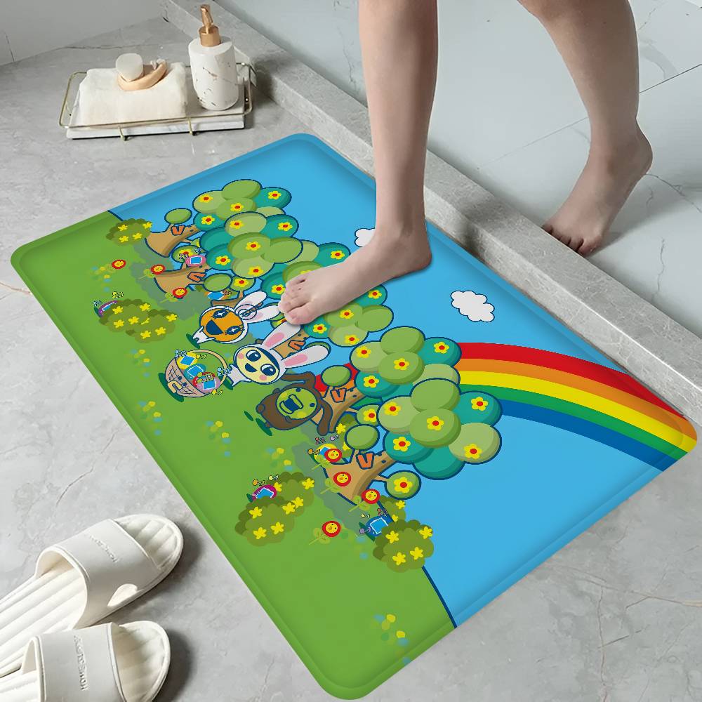 Classic T-Tamagotchi Cute Floor Mat Nordic Style Home Doormat Bathroom-Toilet Mats Bedroom Hotel Decor Mat