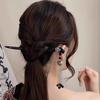 Chinese Ancient Style Hair Stick Metal Pendant Tassel Handmade Hair Chopstick Women Fringe Design Updo Hairstyle Accessory