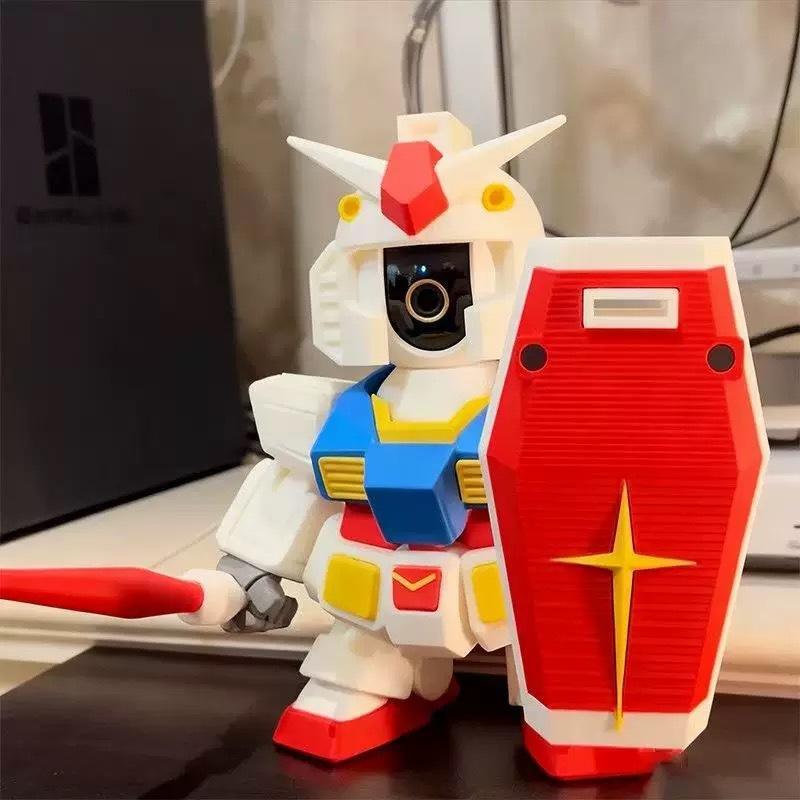 Cute 3D Printed Robot Cover for Security Cameras Compatible For Xiaomi C700 Kawaii Home Decoration