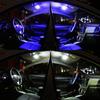 1x Festoon LED Reading Light 8SMD Blue White with T10 BA9s C5W Socket Car Wedge Interior Dome Auto Width License Plate Lamp 12V