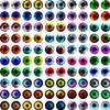 50Pcs 681012Mm Doll Glass Eye Round Dragon Cat Eyes In Pairs Flatback Cabochons Decoration Keychain Diy Accessories
