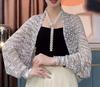 Versatile Knit Hollow Out Breathable High Quality One Layer Ramadan Muslim Women Islamic Diamond Shape Prayer Hijab Capes