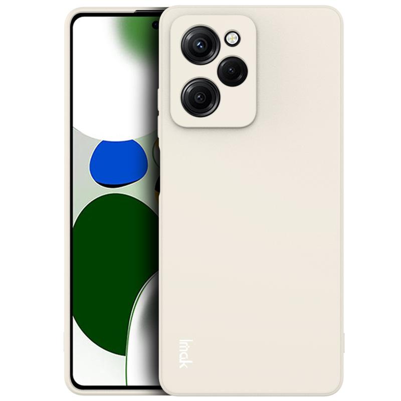 

IMAK UC-4 Series for Xiaomi Redmi Note 12 Pro Speed 5G/Poco X5 Pro 5G TPU Phone Case Straight Edge Cell Phone Protective Cover White