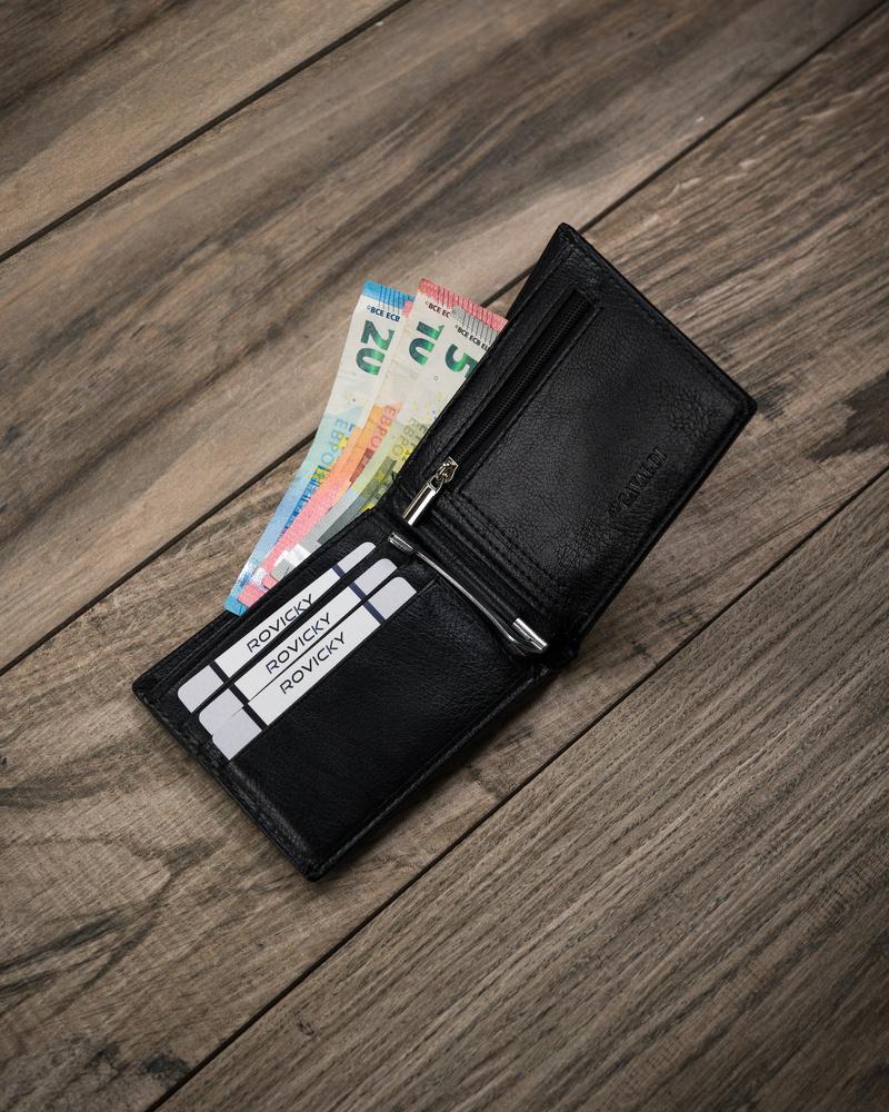 Pojemny Zgrabny Męski Portfel Skórzany Cavaldi