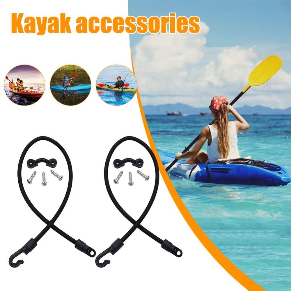 Adjustable Rod Tamer Holder Deck Mount Connector Kayak Fishing Rope Boat Fishing Strap Canoe Yacht