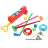 1 Set Outdoor Children Golf Club Toys Plastic Mini Golf Sports Educational Toy