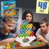 Tetra Tower Fun Balance Stacking Building Blocks Board Game For Kids Adults Friends Team Dorm Family Game Night And Partie Gifts