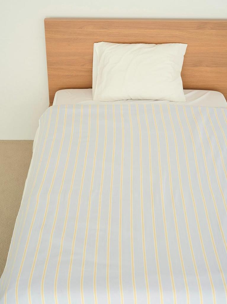Gelato Pique Sleep Dyed Striped Gauze Pile Blanket (PSGG252849BLUF)
