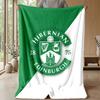 Hibernian FC Soft Flannel Fleece Blanket Lightweight Cozy Warm Throw Blanket For Sofa Bed Home Decor