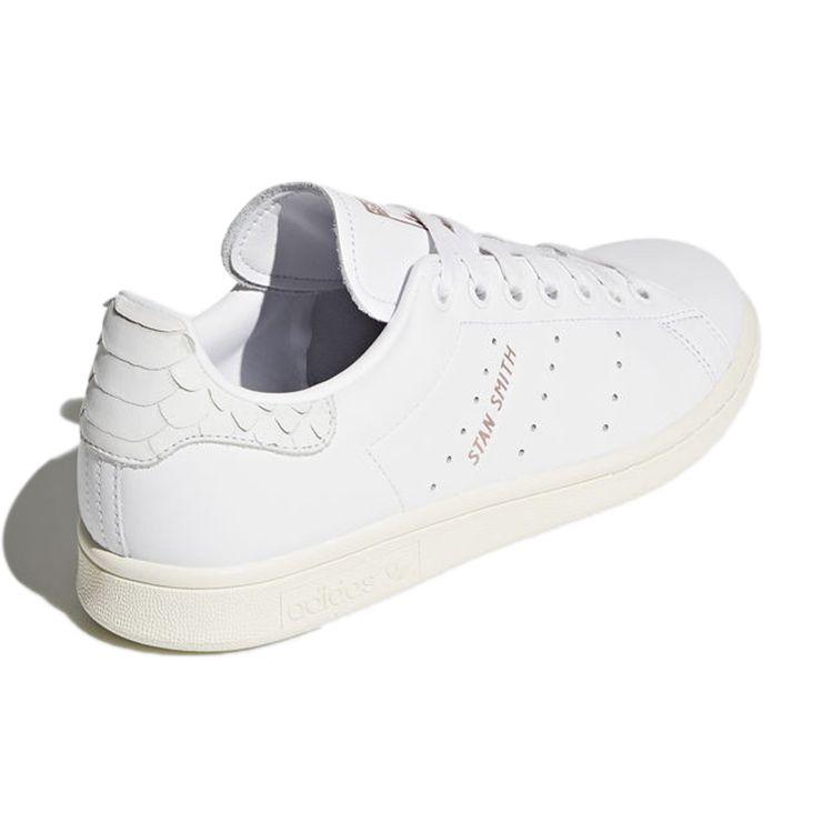 adidas Originals Stan Smith Casual Comfortable Durable Lightweight Low-Top Sneakers Women Sneakers Bright-White CQ2810
