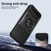 KEYSION Magnetic Phone Case for Raelme 16 5G Slide Camera Protection Upright Kickstand 360 Ring Shockproof Cover for Realme16 5G