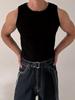 Herren Patchwork Muscle Tanktop - Elastisch, Ärmellos, Fitness-Weste