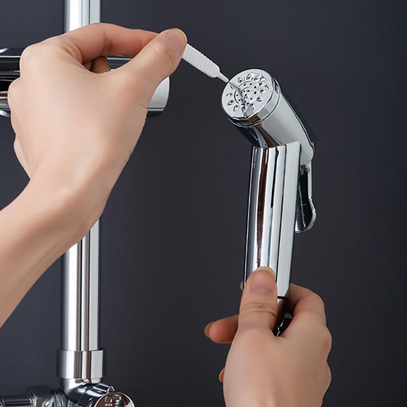 Bathroom Micro Nylon Brush Shower Head Anti-Clogging Cleaning Brush