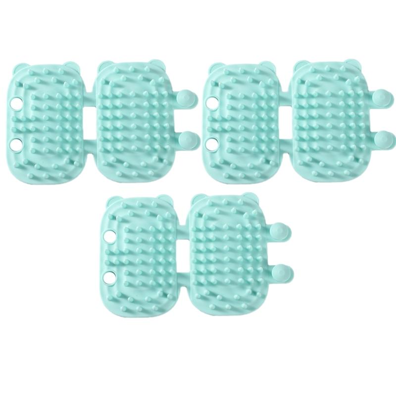 

Cats Self Groomer Brush 3PCS Grooming Brush Table Leg Corner Scratcher Massage Comb Furniture Protectors for All Size Cats