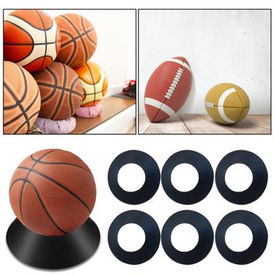 6Pcs Ball Display Stand Storage Racks High Stability Stackable Volleyball Softball Basketball Stand Holders