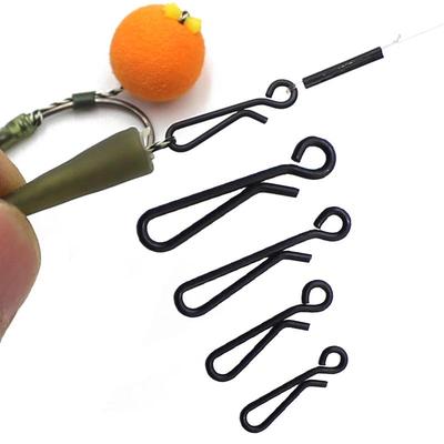 20PCS Rig Link Clip für Combi Carp Rigs Quick Change Snap Rigs für Karpfen Angeln Zubehör Tackle Ausrüstung