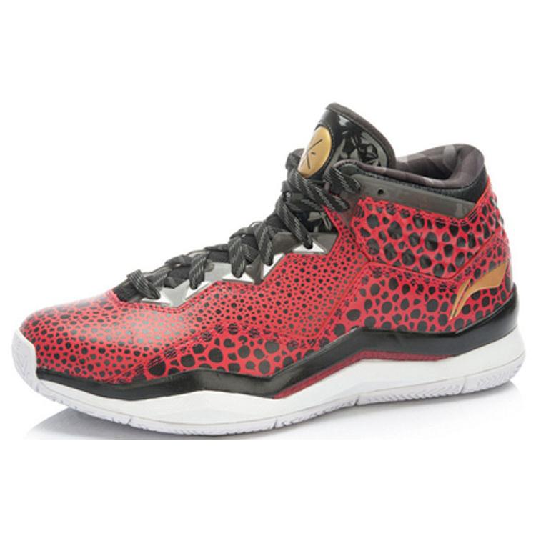 Li Ning WOW 3 Red Sea Basketball Shoes Men's Red Black ABAJ013-36