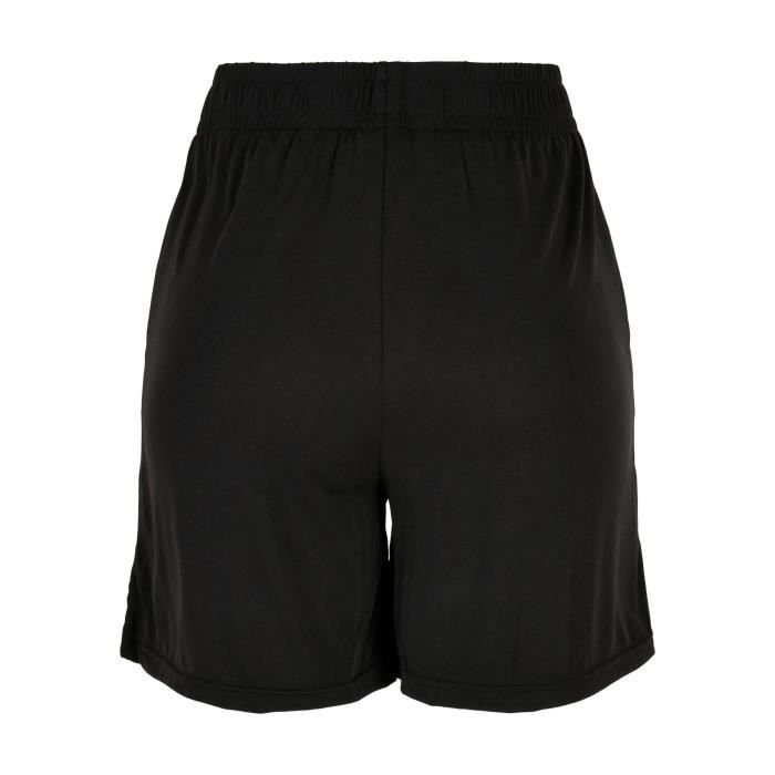 Short Femme - Urban Classics - Noir - Coupe Loose - 77% Modal - Poches