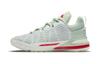 Nike Lebron 18 NRG Slip Resistant Cushioning Abrasion Resistant Low top Children's Basketball Shoes Light Green Kids' CT4713-002