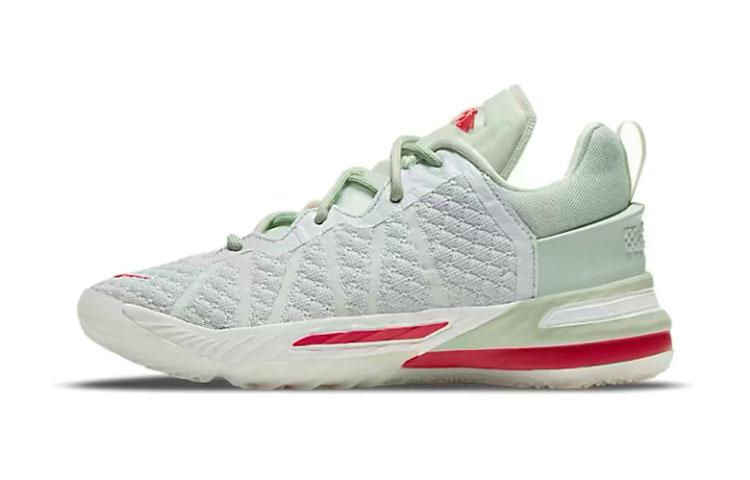 

Nike Lebron 18 NRG Slip Resistant Cushioning Abrasion Resistant Low top Children s Basketball Shoes Light Green Kids CT4713-002 28