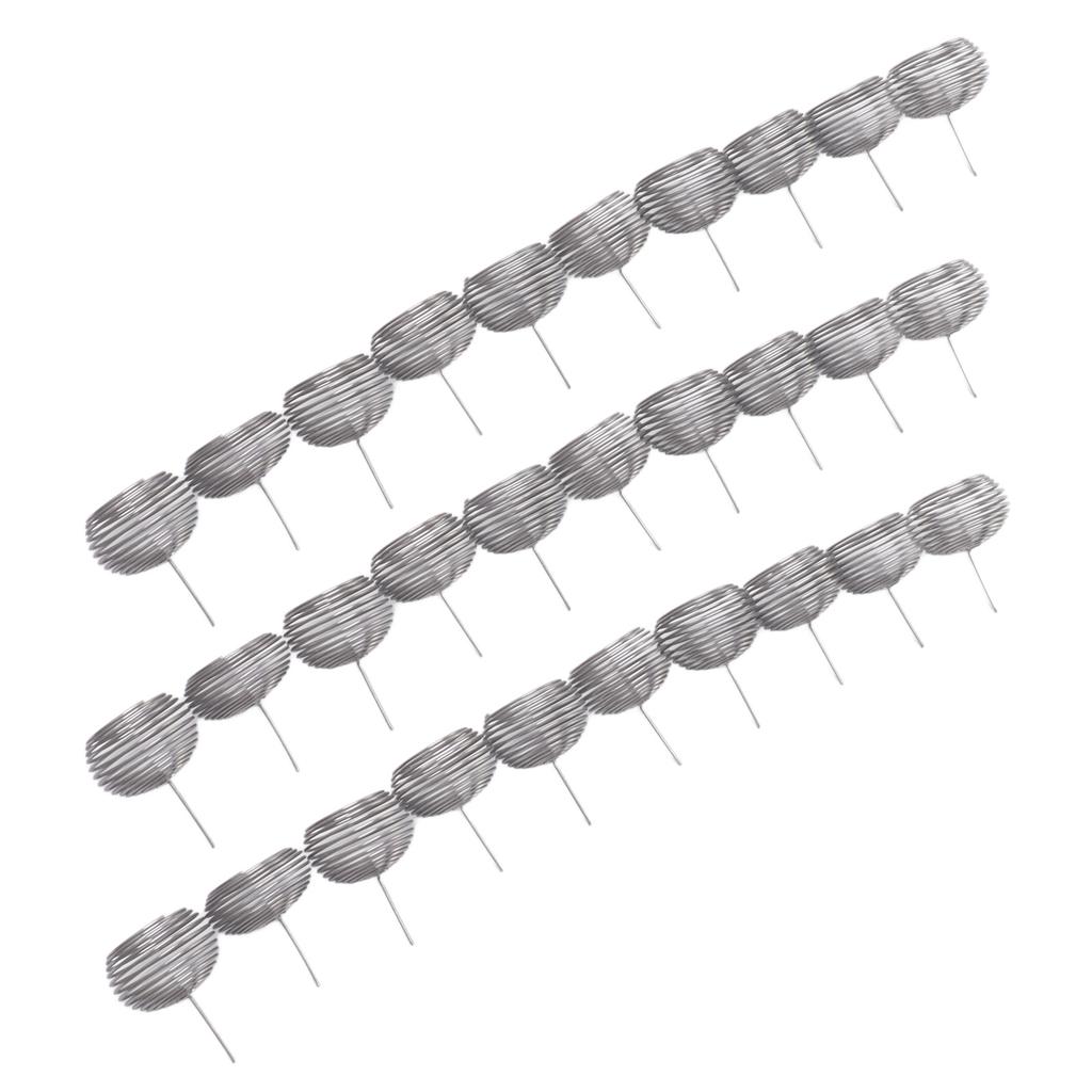 100pcs Bonsai Fertilizer Basket Stainless Steel Spherical Nutrition Box Tools for Succulent Orchid