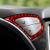 For Infiniti FX QX70 Dashboard Display Button Frame Tuning Soft Real Carbon Fiber Sticker Car Interior Moulding Accessories