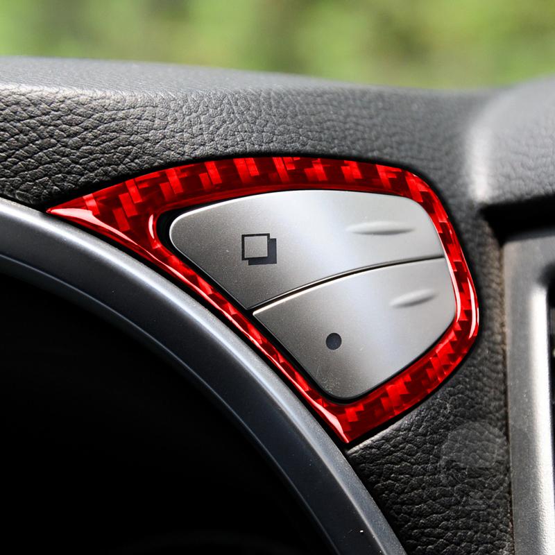 For Infiniti FX QX70 Dashboard Display Button Frame Tuning Soft Real Carbon Fiber Sticker Car Interior Moulding Accessories