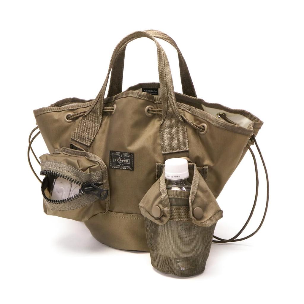 ALL SCARF TOTE with POUCHES 2WAY Tote Bag Black [PORTER] 502-05960