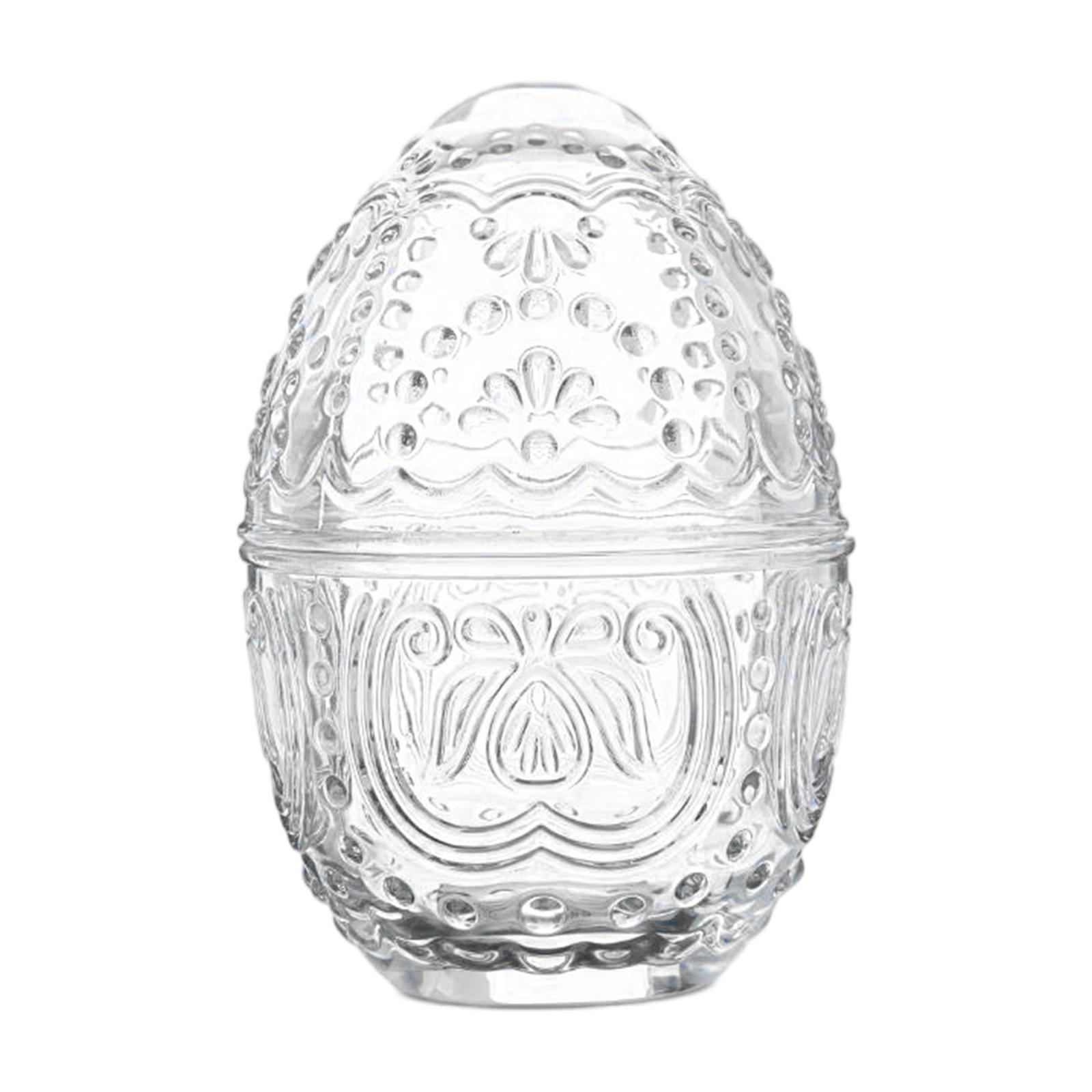 

Стеклянная Банка для Конфет с Рельефом, Домашний Декор и Хранение Конфет белый