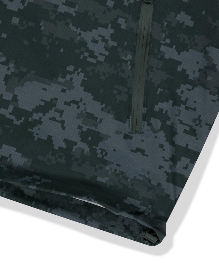 Wkndrs Digi Camo Windbreaker (Black)