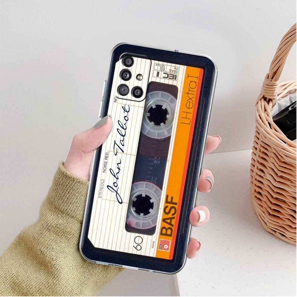 

Винтажный прозрачный чехол с кассетой для камеры для Samsung Galaxy A52 A12 A51 A32 A21s A71 A32 A22 50 A70 A31 A72 5G, чехол для телефона Samsung A03