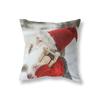 Merry Christmas Santa Claus Print Pattern Cushion Cover Home Living Room Sofa Decoration Square Pillow Pillow Cover