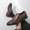 Męskie Buty Eleganckie Trend Ślubne Społeczne Codzienne Skórzane Męskie Biurowe Codzienne Buty Biznesowe Formalne Buty Oxford Męskie