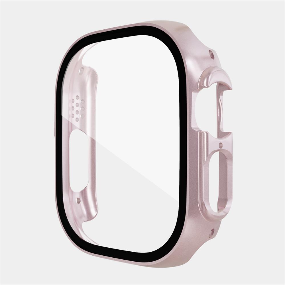 Glass+Case For Apple Watch Ultra 49mm Smartwatch PC Bumper+Screen Protector Tempered Cover Iwatch Series Ultra 2 3 Accessories