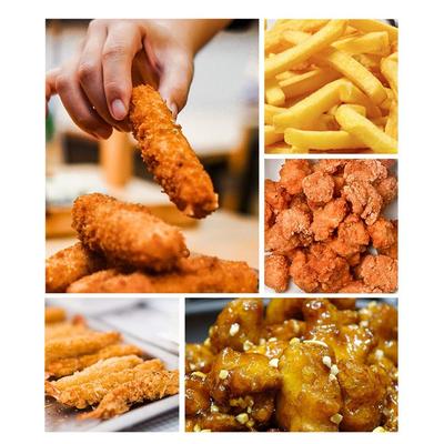 Portable Stainless Steel Frying Mesh Basket Hangable Large Capacity Filter Net Square French Fries Frame for Fry Chicken Fries