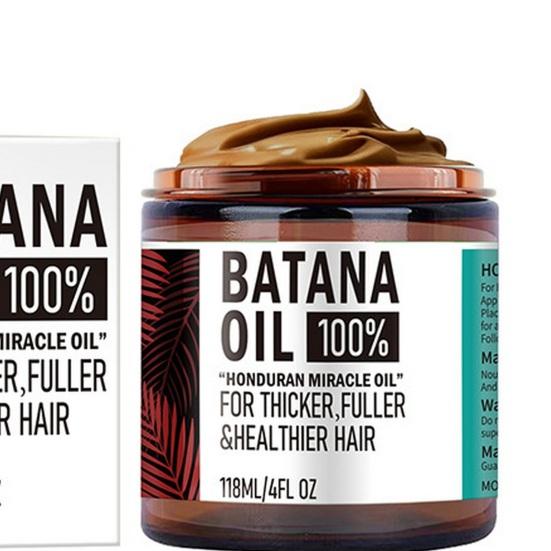 2ks 118G Růst vlasů Batana Oil Přírodní Rostliny Muži Ženy Hydratační vyhlazování Snižuje vypadávání vlasů Suché poškozené roztřepené vlasy Regenerační krém s esenciálními oleji
