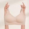 Big-size Seamless Bra for Women Without Steel Hooks Women's Cup-shaped Underwear That Gathers Breasts and Prevents Sagging