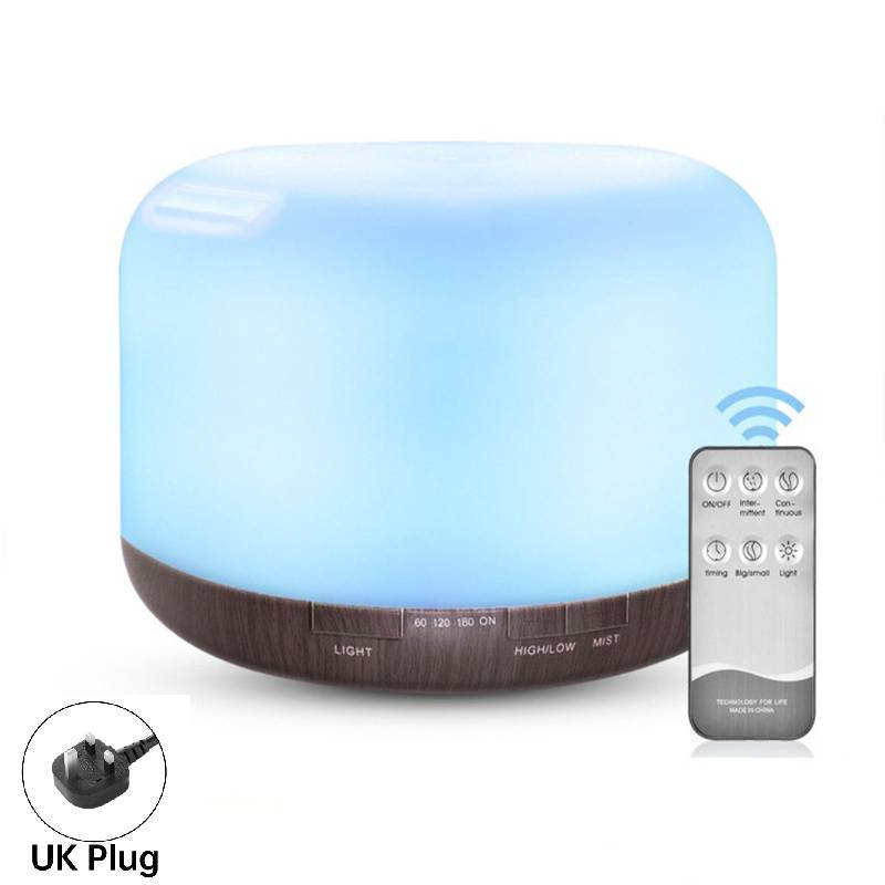 500ml Ultrasonic Air Diffuser With Timer For Home Relaxation