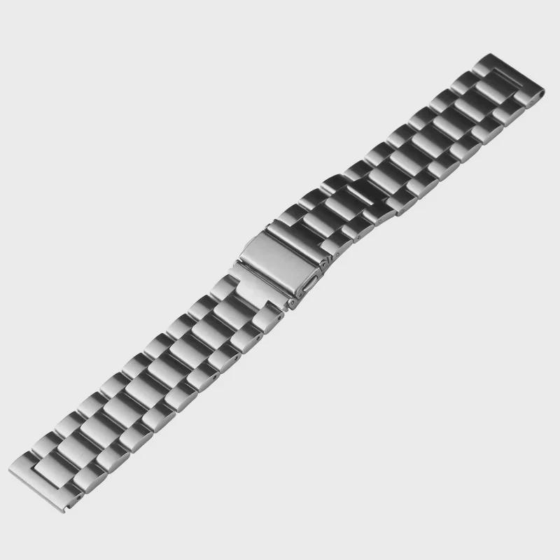 Curea de ceas din oțel inoxidabil solid, accesorii metalice, 18-24 mm