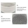 Cotton Rope Basket Large Toys Storage Woven Basket Decorative Round Closet Organizer for Clothes Towels Blankets