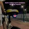 Demon Evil Eye Headlights Dynamic LED Devil Eyes Light 3 Modes Control Bicycle Headlight Rechargeable for Bicycle and Motorcycle