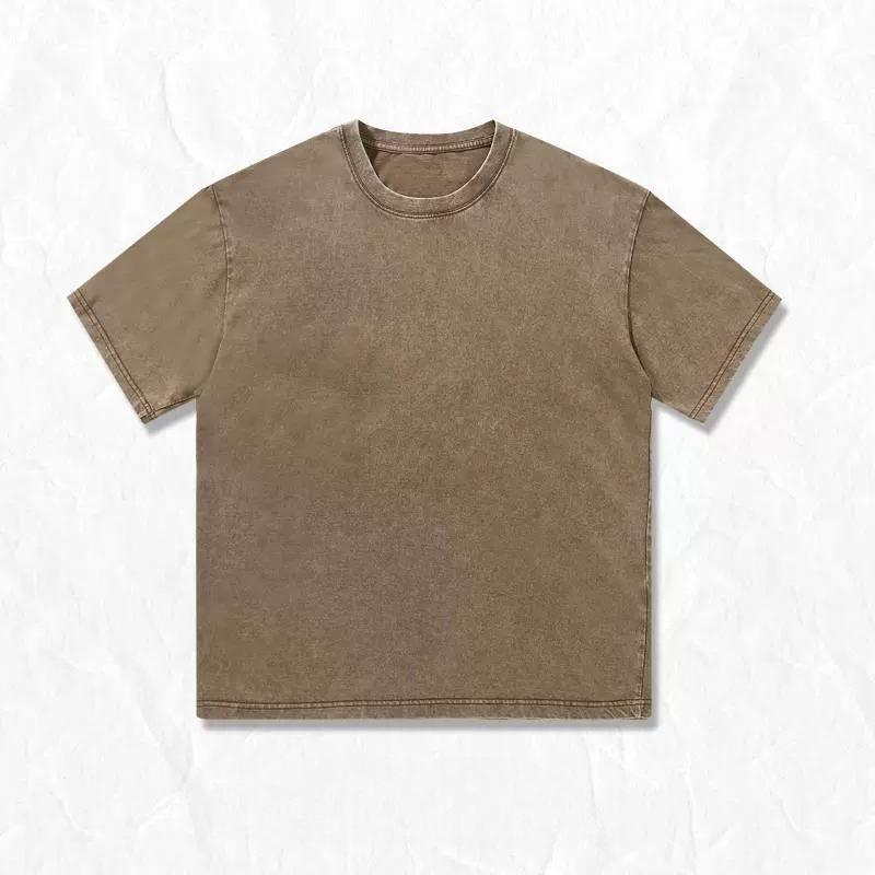 Washed Vintage Purple T-Shirts Men Women Street Hip Hop Retro Punk T Shirt Harajuku Casual Cotton Short Sleeve Acid Wash Tshirts