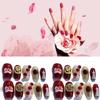 Handmade Nail Art Stickers In Short Stairs Style For Women Xs S M L