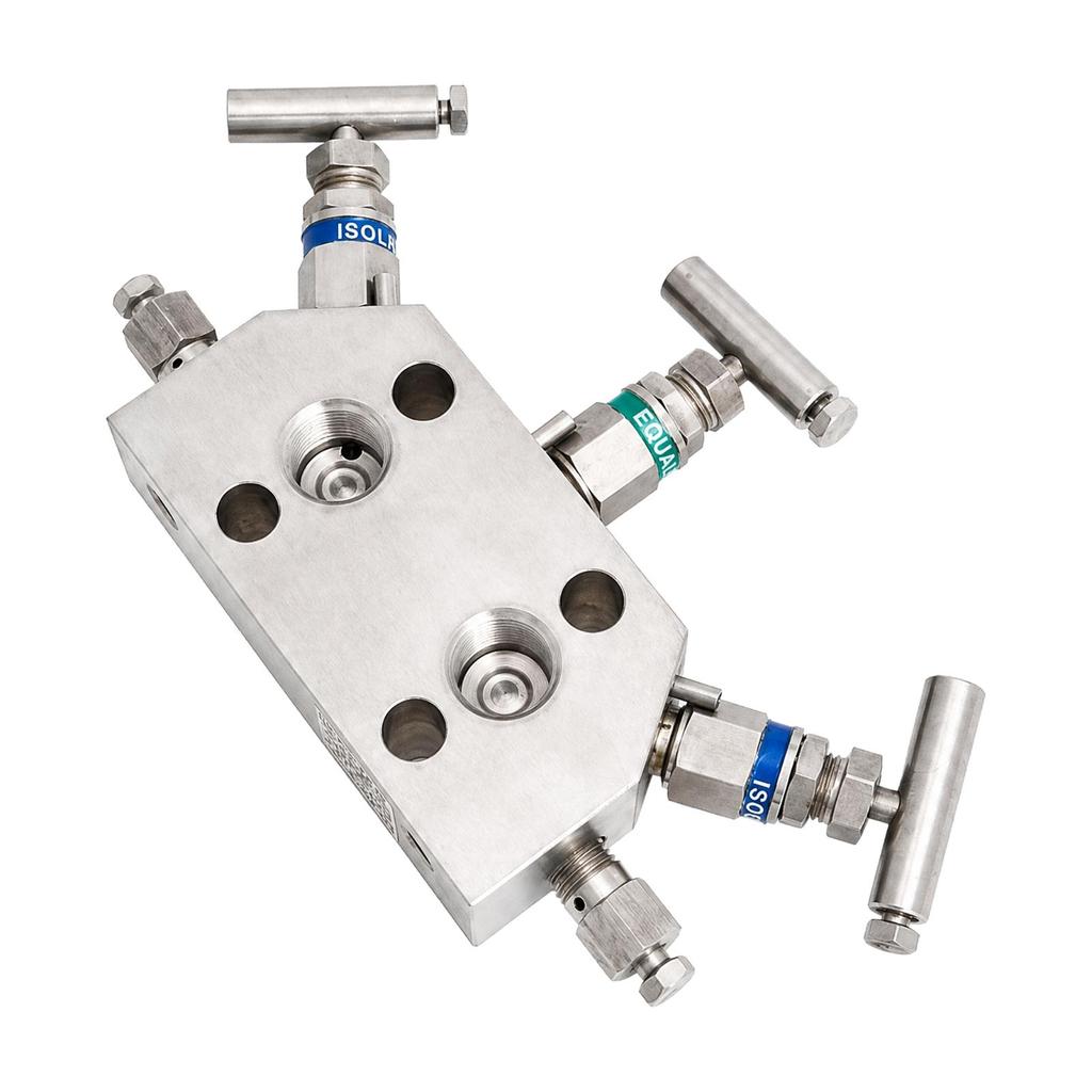 Three-Valve Sender Hand-Operated Coplanar-Flange for Industrial