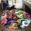 1pc Monster High Draculaura4 Design Printed Area Round Carpet for Bedroom Living Room Home Decor Rugs Mat Non Slip Mat Rug for Bedside