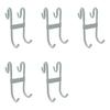 5Pcs Heavy-Duty Shower Door Hook Strong Hold Hanging Hook Door Accessory Storage Hanger  Door