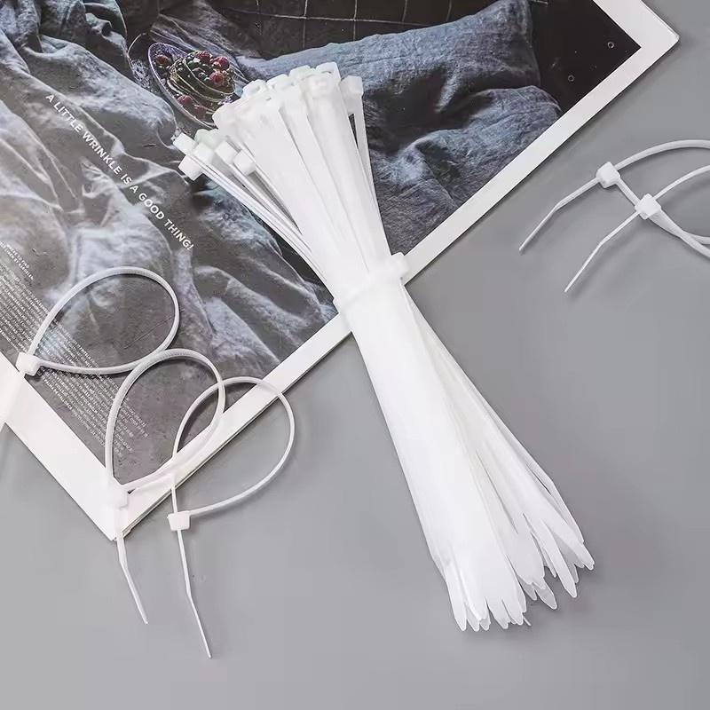 100 Pieces Self Locking Plastic Nylon Cable Tie Fasten Cable Tie Transport Packaging Cable Tie Garden Cable Tie Book Cable Tie