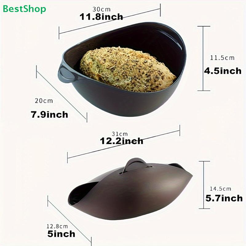 Silikon-Brotbackform – Antihaftbeschichtete, ofenfeste Teigreife- und Backschüssel für handwerkliches Brot