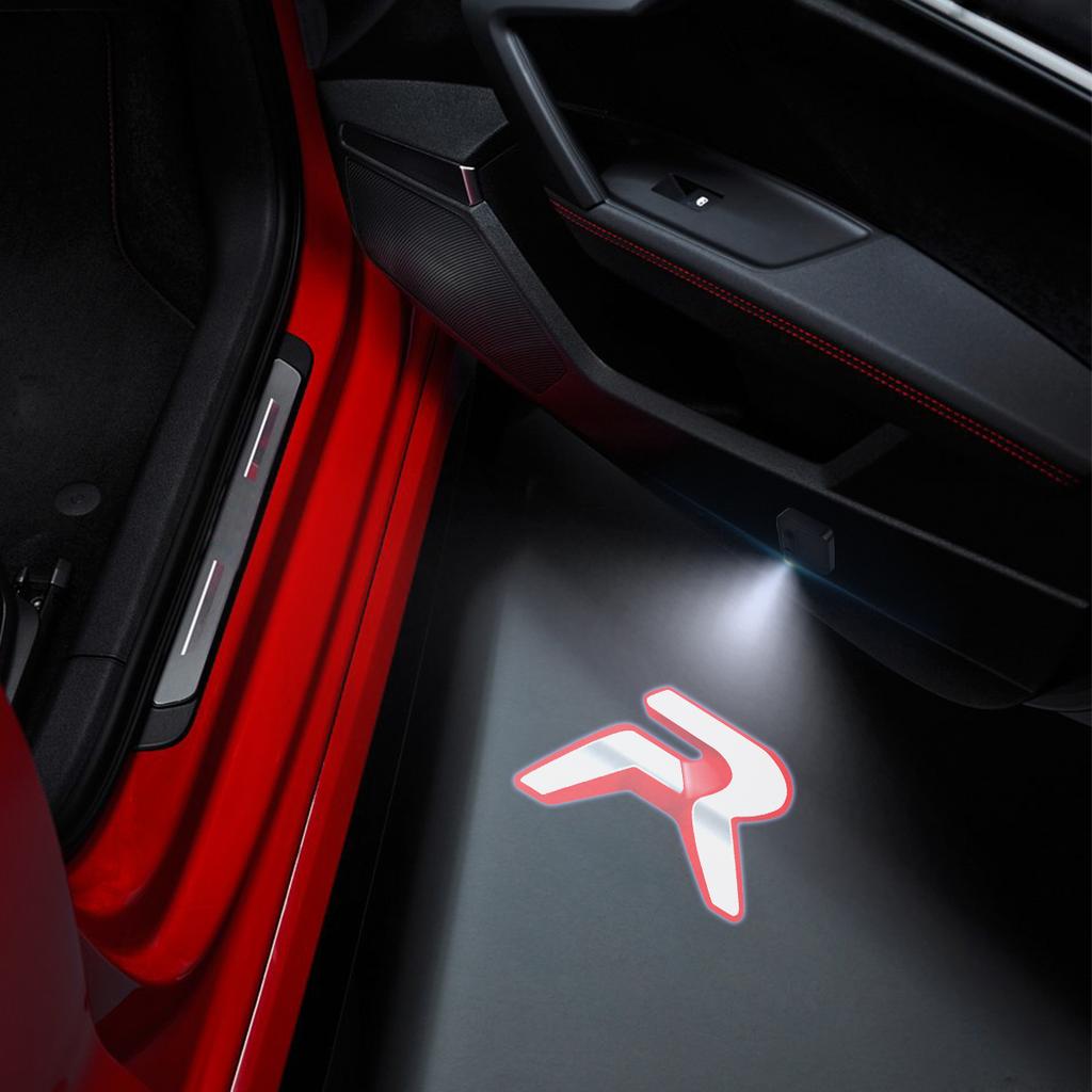 1/2PCS RCZ R GT Car Door Welcome Lights Laser Projector Logo Wireless N Sensing For Peugeot 107 108 308 306 307 5008 2008 3008