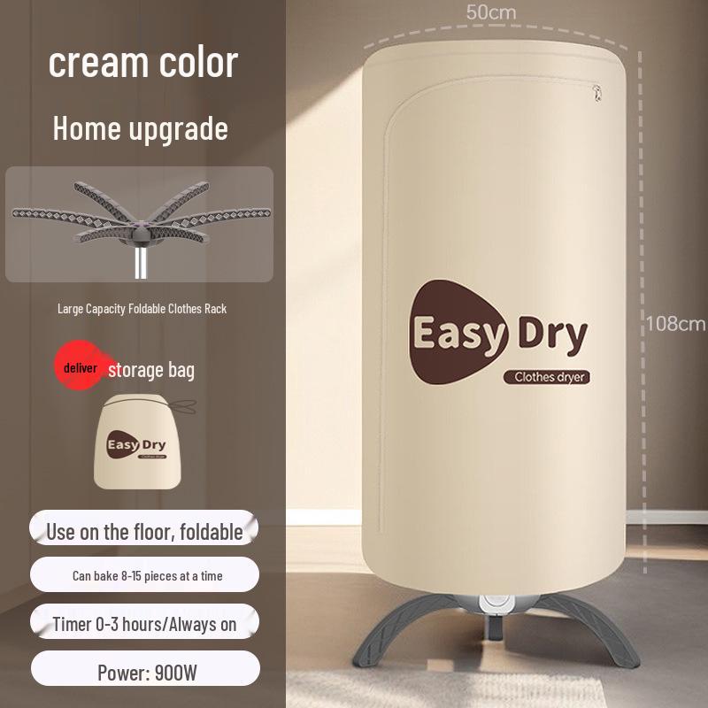 Compact Folding Clothes Dryer for Dorms, Baby, and Small Spaces